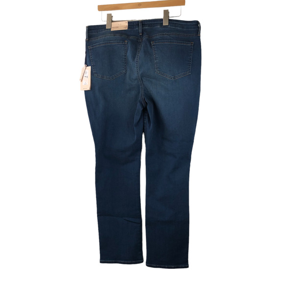 Not Your Daughter's Jeans Pull On Skinny Ankle Jeans Blue NYDJ Women's Size 8P 8 - Picture 5 of 7
